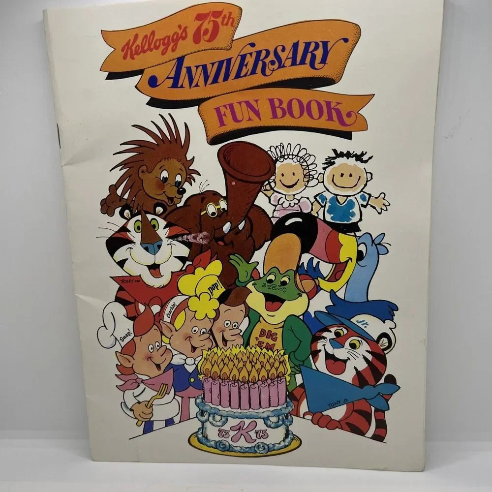 Vintage Kellogg's 75th Anniversary Fun‎ Book